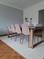 8 nieuwe eetkamerstoelen, Huis en Inrichting, Stoelen, Ophalen, Zo goed als nieuw, Stof