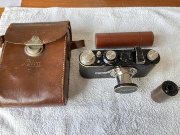 1930 Leica IA Elmar 50mm f3.5 en ETRIN-behuizing herzien en  beschikbaar voor biedingen
