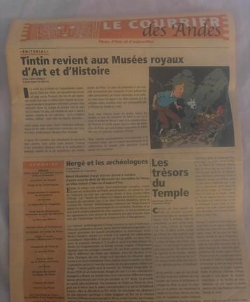Lot de 10 journaux “Le Courrier des Andes”  beschikbaar voor biedingen