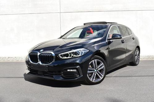 BMW 118 dA Sport * Pano - Rood leer*, Auto's, BMW, Bedrijf, Te koop, 1 Reeks, Emergency brake assist, Navigatiesysteem, Parkeerassistent