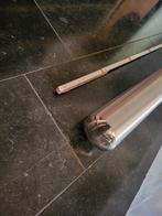 4 inox palen voor winkel of parking afsluiting, Doe-het-zelf en Bouw, Metalen, Ophalen, Nieuw, Overige metalen