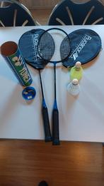 2 badminton raketten rucanor met pluimpjes, Ophalen, Zo goed als nieuw