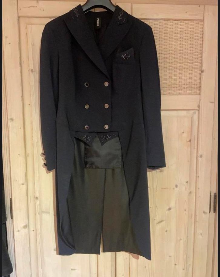 Donkerblauwe slipjas van Pikeur, Dieren en Toebehoren, Paardrijkleding, Zo goed als nieuw, Dames, Heren, Kinderen, Bovenkleding