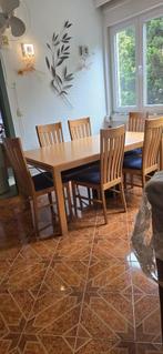 Salle a manger en bois véritable, Maison & Meubles, Enlèvement, Comme neuf