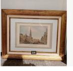 Lithographie met stadhuis van Bruxelles, Ophalen