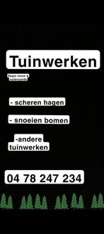 Tuinwerken, Tuin en Terras, Ophalen of Verzenden