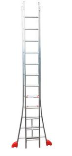 Échelle double, Bricolage & Construction, Enlèvement, Comme neuf, Échelle