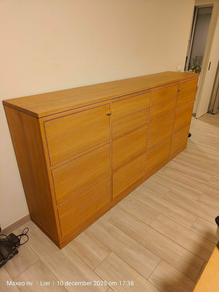betaalbare high-end Dressoir/ wandkast, Ophalen, Met deur(en), Eikenhout, Zo goed als nieuw