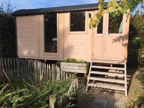 pipowagen tuinkantoor tiny house, Doe-het-zelf en Bouw, Bouwketen en Schaftketen, Zo goed als nieuw, Ophalen
