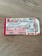 Tickets match Standard de Liège grand choix, Autres types, Utilisé