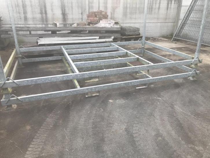 Gegalvaniseerde stapelbakken, Doe-het-zelf en Bouw, Overige Doe-Het-Zelf en Bouw, Zo goed als nieuw, Ophalen