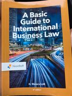 ‘A basic guide to International Business Law’ 6th, Ophalen, Nieuw