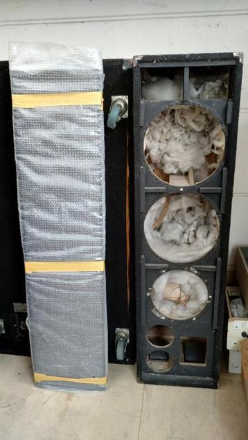 4x Sandvoice SV4 concert speakers (z. driver) met rooster beschikbaar voor biedingen