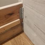 Tweepersoons bed 200X200 met vaste lattenbodem zonder matras, Huis en Inrichting, Slaapkamer | Bedden, Ophalen, Gebruikt, Overige kleuren