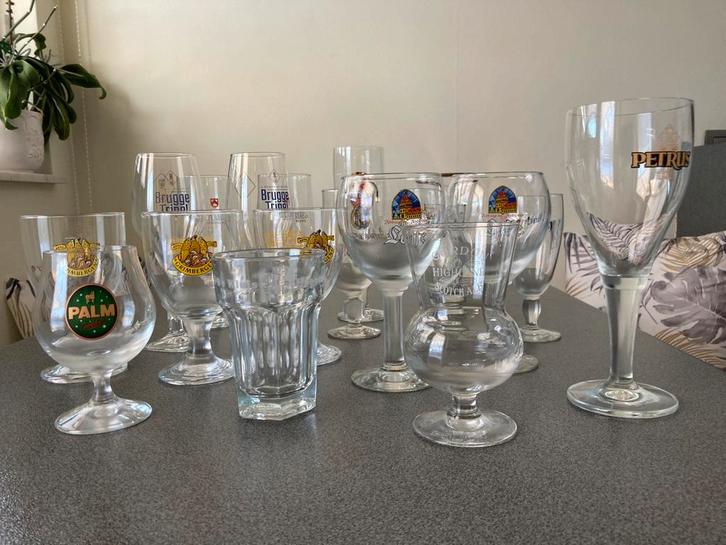 Bierglazen, Verzamelen, Glas en Drinkglazen, Zo goed als nieuw, Ophalen of Verzenden