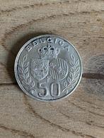 50 Belgische frank zilver1960, Ophalen of Verzenden, Zilver, Losse munt