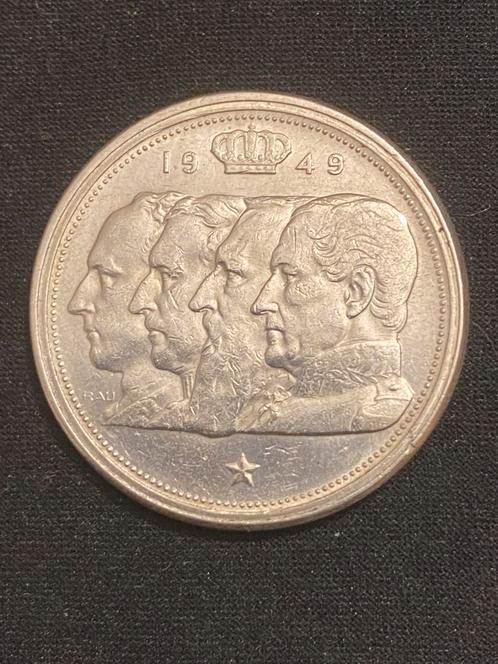 Zilveren munt - 100 Belgische frank - 1949, Postzegels en Munten, Munten | België, Zilver, Zilver, Ophalen of Verzenden