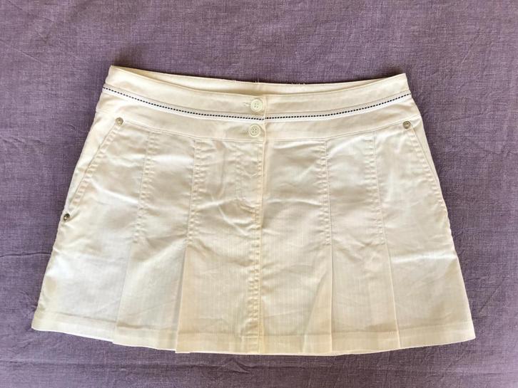 Tennisrokje met plooitjes, wit, maat S, Kleding | Dames, Sportkleding, Gedragen, Racketsport, Maat 36 (S), Wit, Ophalen of Verzenden