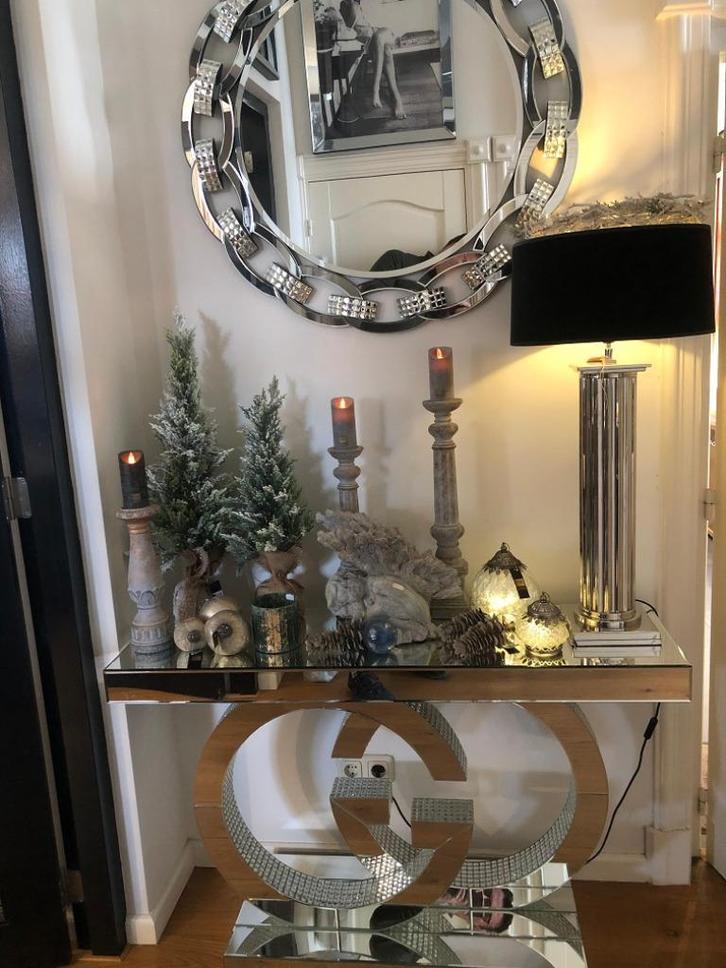 Eichholtz lamp Manhattan - tafellamp schemerlamp, Huis en Inrichting, Woonaccessoires | Overige, Zo goed als nieuw, Ophalen