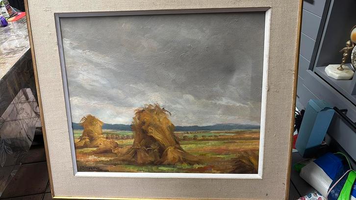 Tableau Huile sur Toile - Lucien Bidaine, Antiquités & Art, Art | Peinture | Classique, Enlèvement ou Envoi