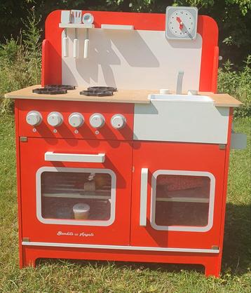Speelkeuken + accessoires 75 x 32 x 89 cm (LxBxH) beschikbaar voor biedingen