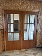 Massieve eikenhouten deuren, Doe-het-zelf en Bouw, Deuren en Vliegenramen, Ophalen, Gebruikt, Binnendeur, 200 tot 215 cm