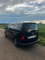 Volkswagen Caddy Maxi Cargo, Auto's, Bestelwagens en Lichte vracht, Voorwielaandrijving, Volkswagen, Leder en Stof, Zwart