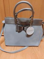 Grote handtas Diana en Co. Zacht grijsblauw en zilver., Handtassen en Accessoires, Tassen | Damestassen, Ophalen, Zo goed als nieuw