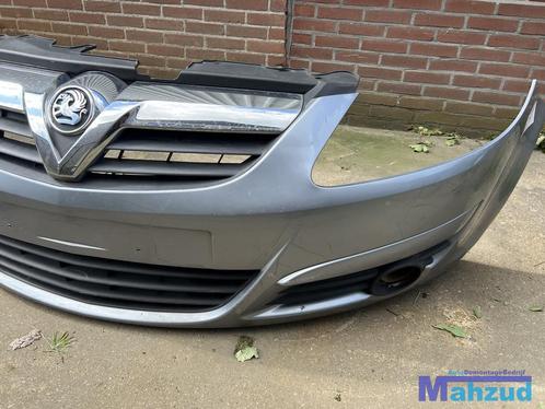 OPEL CORSA D Grijs voorbumper bumper voor 2006-2014, Auto-onderdelen, Carrosserie, Bumper, Opel, Voor, Gebruikt, Ophalen of Verzenden