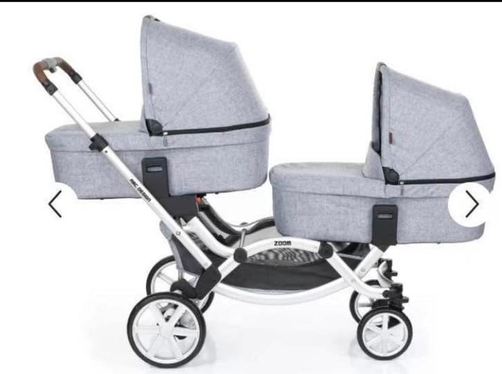 Abc Zoom Design Duo wagen/tweelingbuggy, Kinderen en Baby's, Kinderwagens en Combinaties, Gebruikt, Kinderwagen, Overige merken