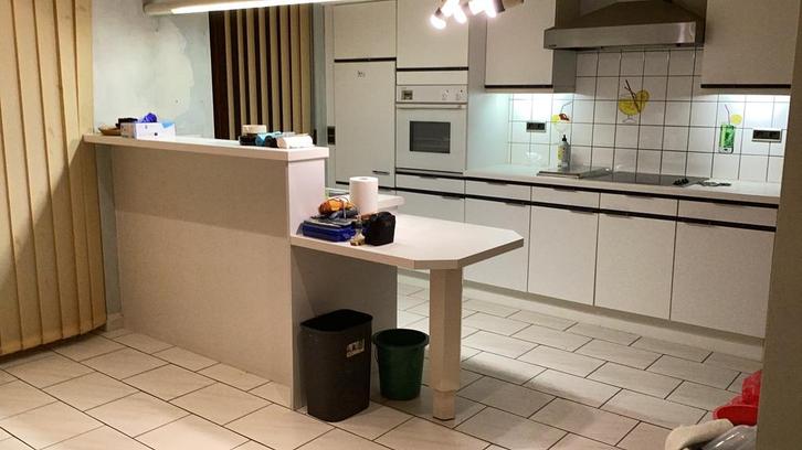 Cuisine, Huis en Inrichting, Keuken | Keukenelementen, Gebruikt, 150 tot 200 cm, 200 cm of meer, 50 tot 75 cm, Wit, Ophalen