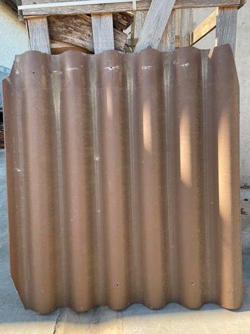 Asbestvrije eternit platen 60 stuks 120x110cm, Doe-het-zelf en Bouw, Ophalen, Gebruikt, Overige kleuren, Golfplaat