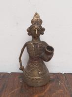 Statue « extincteurde bougie » indienne en bronze, Antiquités & Art, Envoi