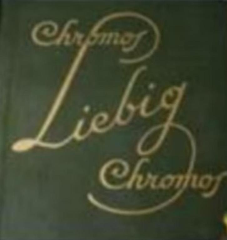 Map 4 LIebig chromos met 50 reeksen van 6 chromo's, Boeken, Prentenboeken en Plaatjesalbums, Gelezen, Ophalen of Verzenden