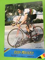 wielerkaart 1972 team molteni wk eddy merckx signe, Verzenden, Zo goed als nieuw