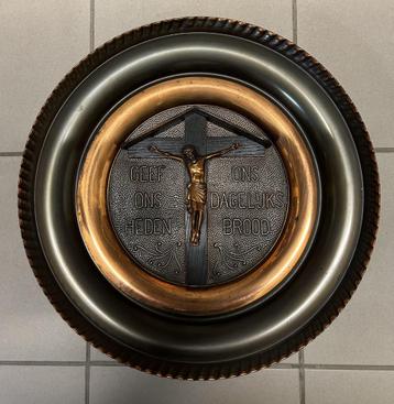 Rood Koperen Hangbord - Christus beschikbaar voor biedingen