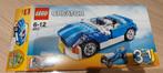 Lego Creator 3 in 1 : Blauwe auto (6913), Comme neuf, Ensemble complet, Lego, Enlèvement ou Envoi