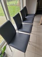 4 Moderne Stoelen, Ophalen, Gebruikt, Grijs