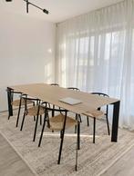 Eettafel met 6 stoelen, Huis en Inrichting, Tafels | Eettafels, 200 cm of meer, Nieuw, 100 tot 150 cm, Rechthoekig