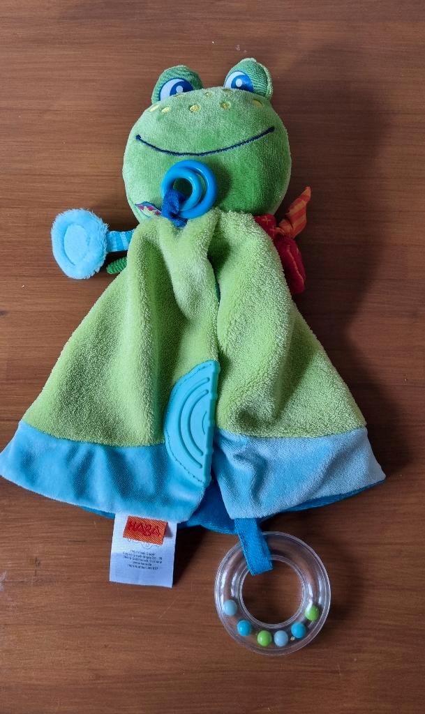 Haba knuffeldoek tover kikker, Enfants & Bébés, Jouets | Peluches, Utilisé, Grenouille, Enlèvement ou Envoi
