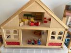 Poppenhuis met meubels, Kinderen en Baby's, Speelgoed | Poppenhuizen, Ophalen, Gebruikt, Poppenhuis