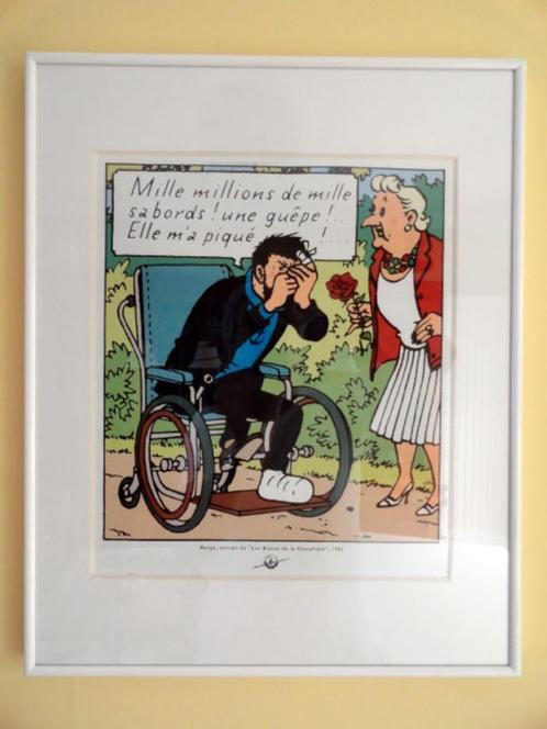 Tintin - Cadre Les Bijoux de la Castafiore - Fondation Hergé, Boeken, Stripverhalen, Ophalen of Verzenden