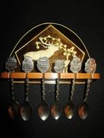 houten lepelrek met lepels, Antiquités & Art, Antiquités | Accessoires de maison, Enlèvement ou Envoi