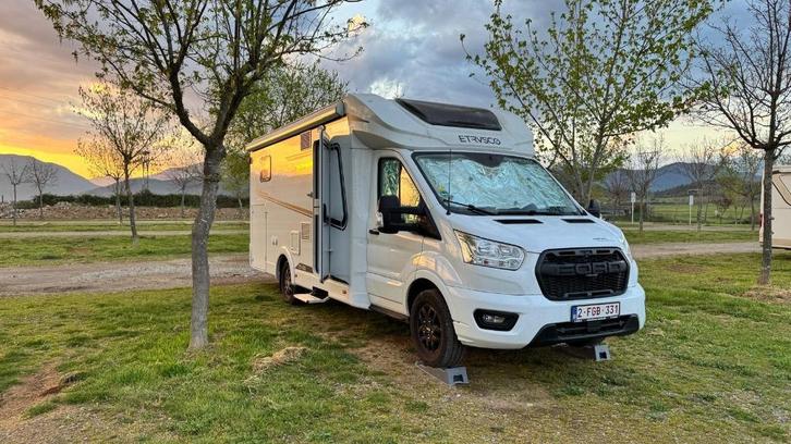 Etrusco T 7.3 SF, Caravans en Kamperen, Mobilhomes, Particulier, tot en met 5, Half-integraal, Etrusco, Ford, Diesel, Automaat