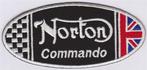 Norton Commando stoffen opstrijk patch embleem #6, Nieuw