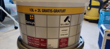 2x12L primer Sencys muur en plafond wit beschikbaar voor biedingen