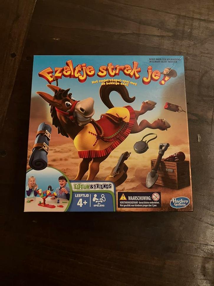 Ezeltje strek je gezelschapsspel, Hobby en Vrije tijd, Gezelschapsspellen | Bordspellen, Ophalen of Verzenden