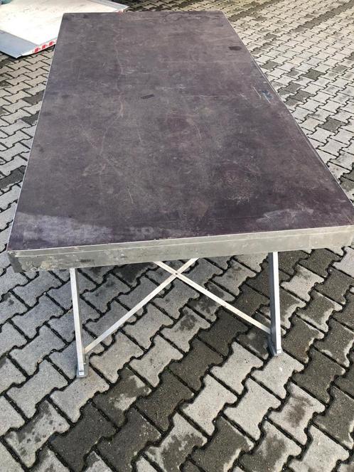 12m² podium elementen verstelbare hoogte met transportkar, Muziek en Instrumenten, Overige Muziek en Instrumenten, Gebruikt, Ophalen