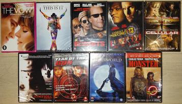9 nieuwe DVD's in verpakking beschikbaar voor biedingen