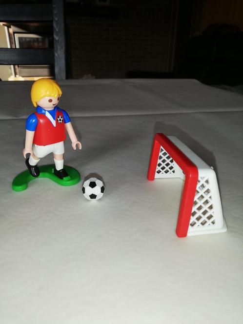 Playmobil 4947 Voetballer met doelkooi., Kinderen en Baby's, Speelgoed | Playmobil, Zo goed als nieuw, Complete set, Ophalen of Verzenden